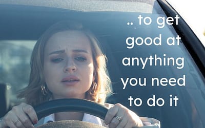 There is only one way to get good at something