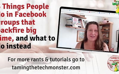 3 Things People Do in Facebook Groups That Backfire Big Time, and What To Do Instead