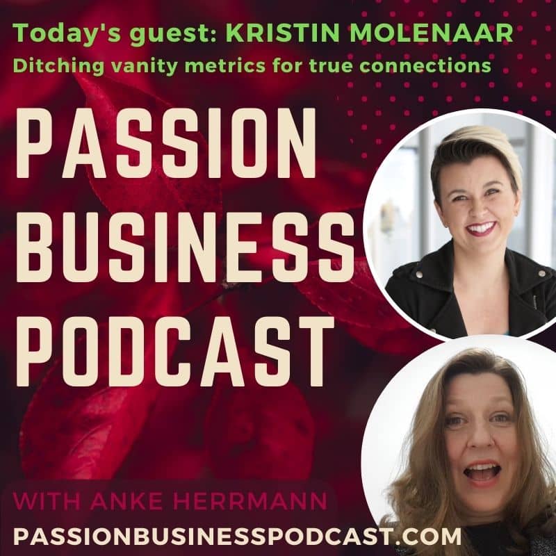 Kirstin Molenaar CEO of YesBoss for the Passion Business Podcast